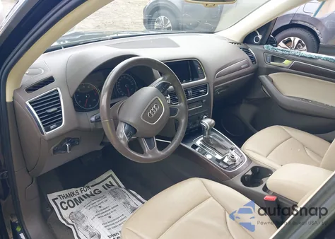 2017 Audi Q5 2.0T Premium from USA, damaged, VIN WA1L2AFP8HA046810